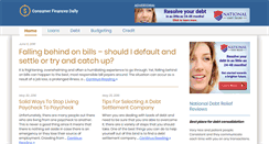 Desktop Screenshot of consumerfinancesdaily.com